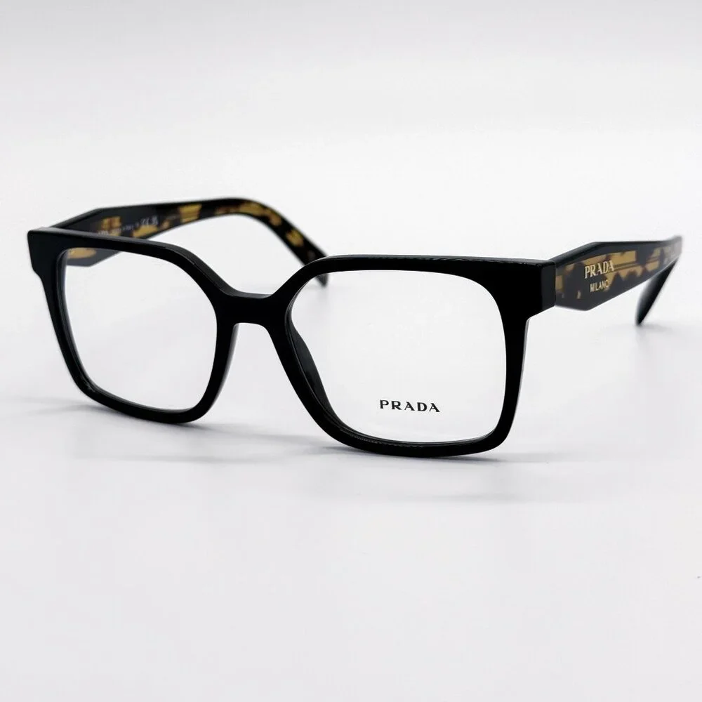 NEW PRADA EYEGLASSES PRB03V 3891O1 BLACK HAVANA WOMEN PR B03V 3891O1 VPR B03
